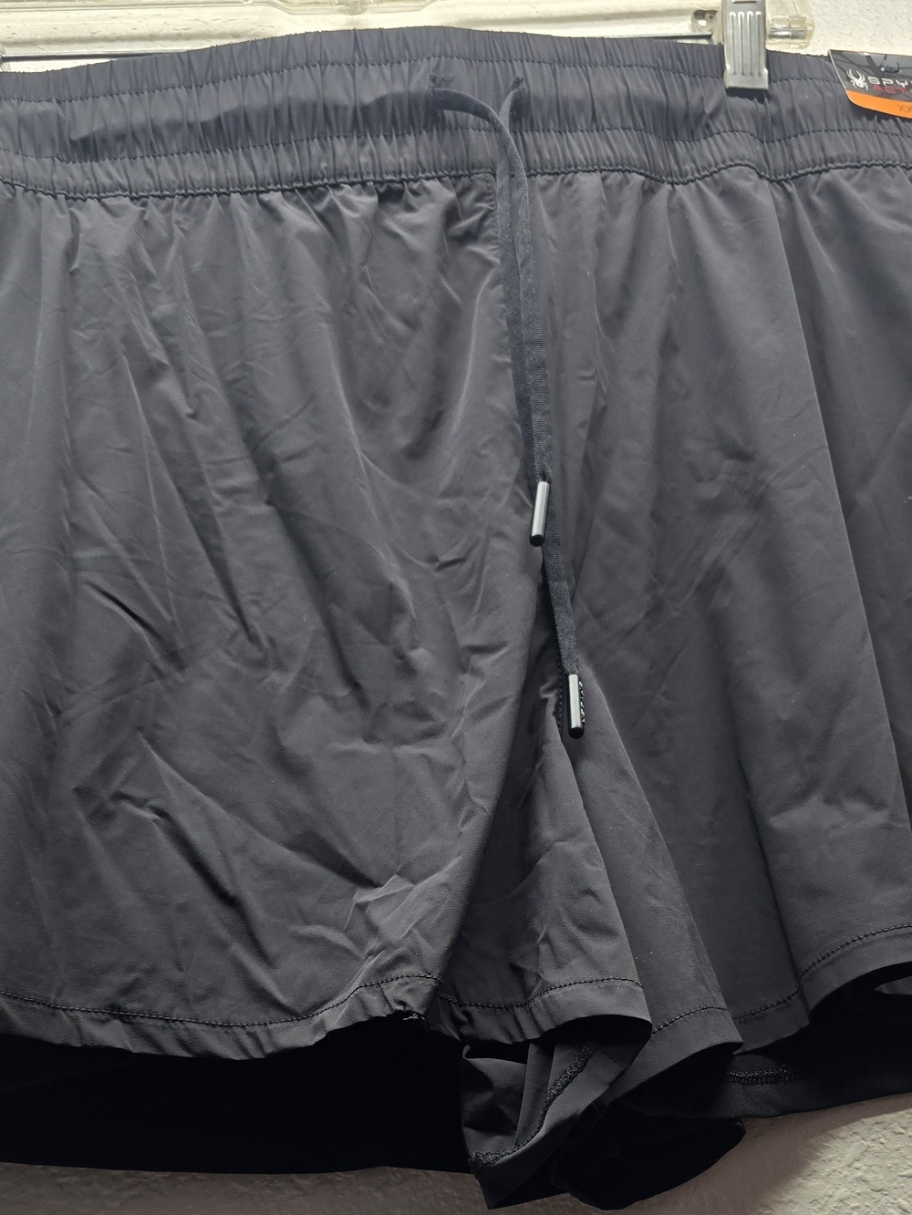 Women's XXL Black Athletic Drawstring Shorts